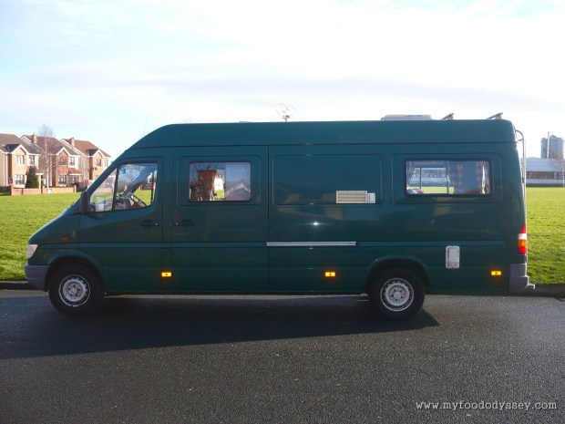 Our beautiful new camper van.