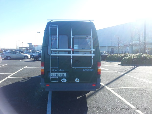 Our shiny new bike rack.
