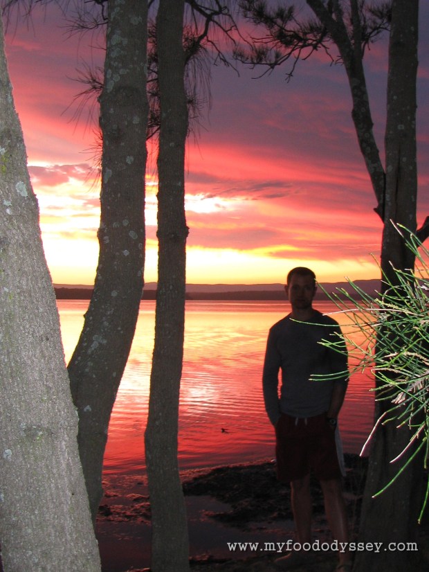 I got eaten alive by mosquitoes taking this photo, but it was worth it. The colours were amazing. Murray's Beach, Australia, Christmas 2009/10.