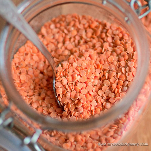 Red Lentils | www.myfoododyssey.com