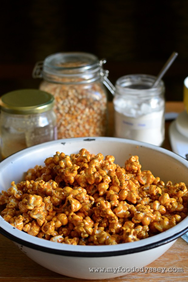 Homemade Toffee Popcorn | www.myfoododyssey.com