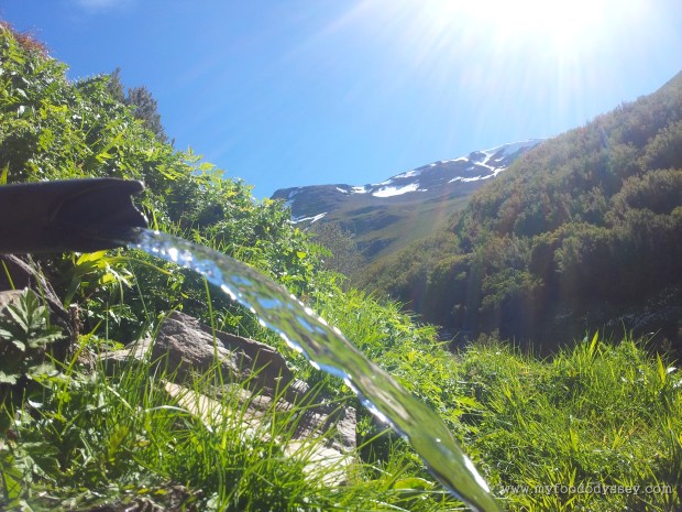 Mountain water spring | www.myfoododyssey.com