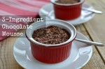3-Ingredient Chocolate Mousse | www.myfoododyssey.com