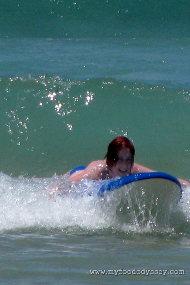 Surfing on Manly Beach in Sydney, Australia | www.myfoododyssey.com