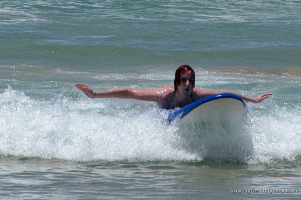 Surfing on Manly Beach in Sydney, Australia | www.myfoododyssey.com