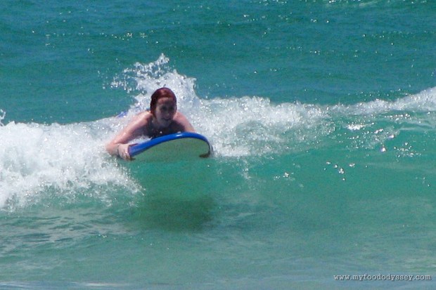 Surfing on Manly Beach in Sydney, Australia | www.myfoododyssey.com