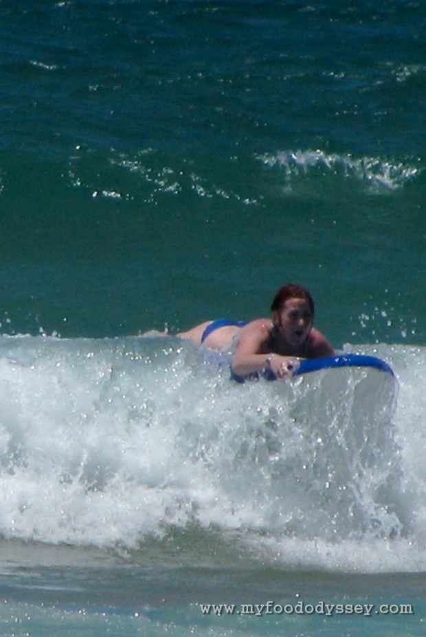 Surfing on Manly Beach in Sydney, Australia | www.myfoododyssey.com