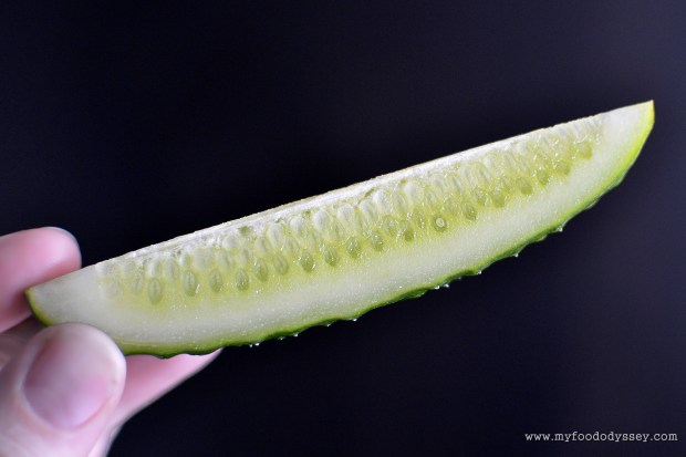 First Cucumber | www.myfoododyssey.com