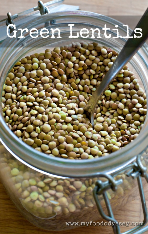 Green Lentils | www.myfoododyssey.com