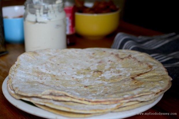 Homemade Tortillas| www.myfoododyssey.com
