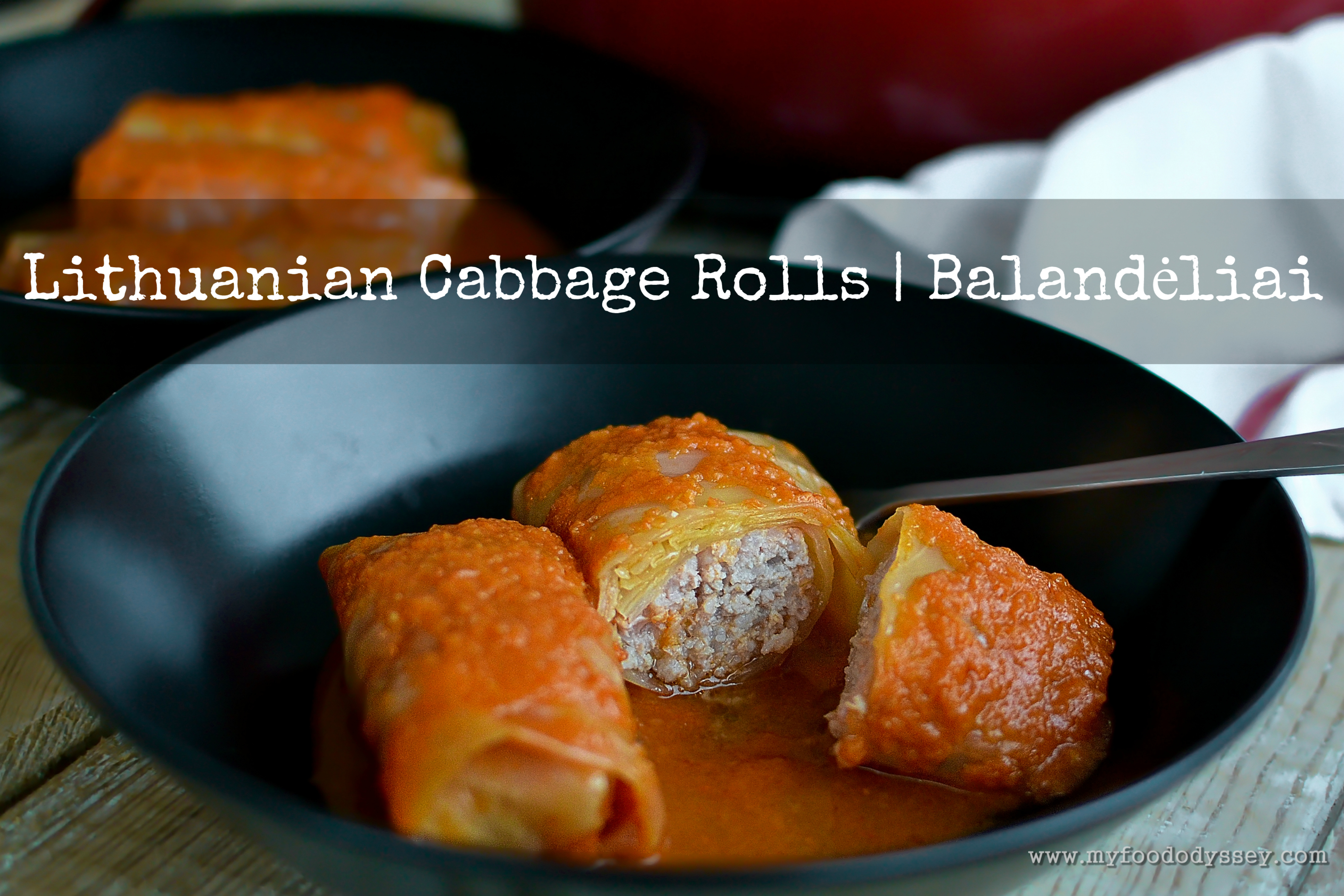 Lithuanian Cabbage Rolls | Balandėliai [Recipe] | My Food Odyssey