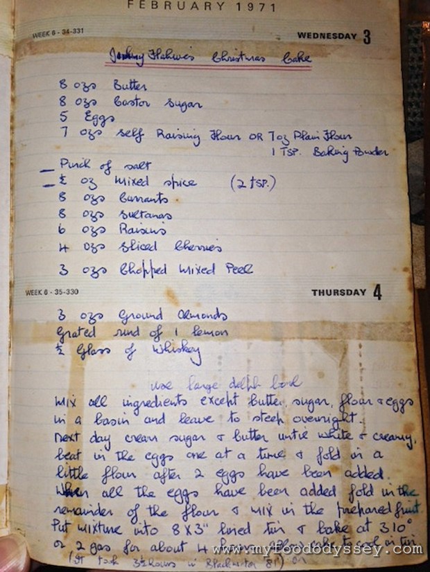 Mam's Christmas Cake Recipe | www.myfoododyssey.com