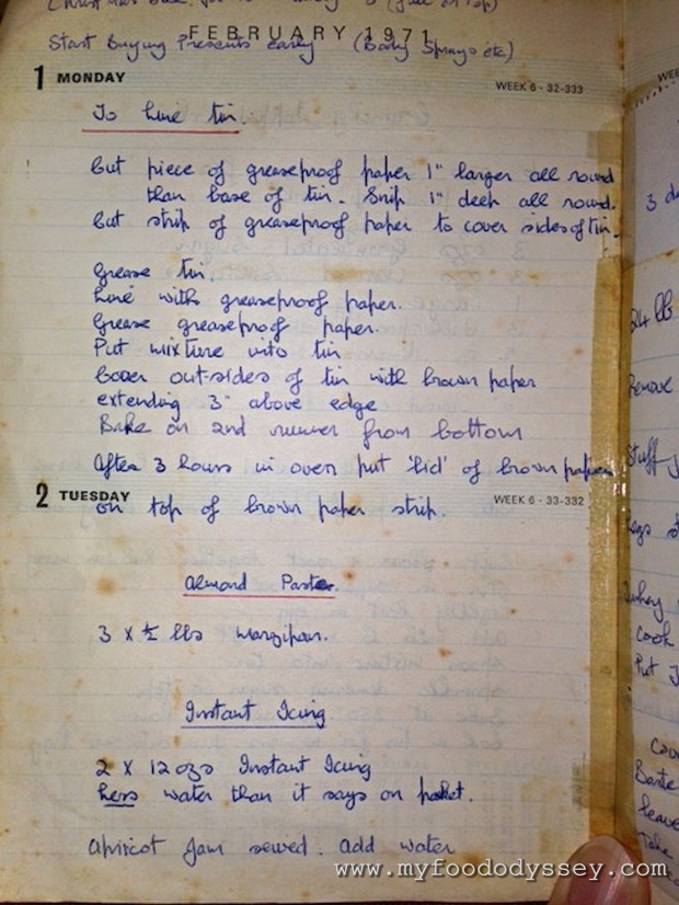 Mam's Christmas Cake Recipe | www.myfoododyssey.com