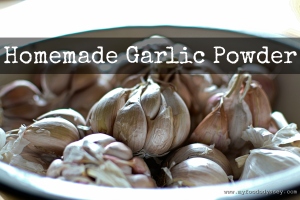 Homemade Garlic Powder | www.myfoododyssey.com