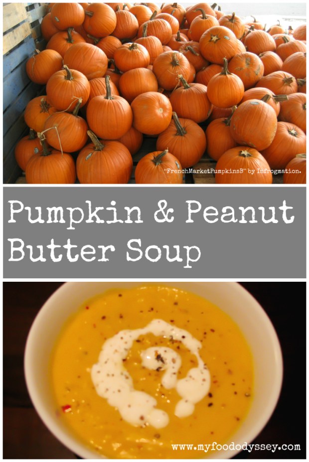 Pumpkin & Peanut Butter Soup | www.myfoododyssey,com