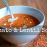 Easy Tomato & Lentil Soup | www.myfoododyssey.com