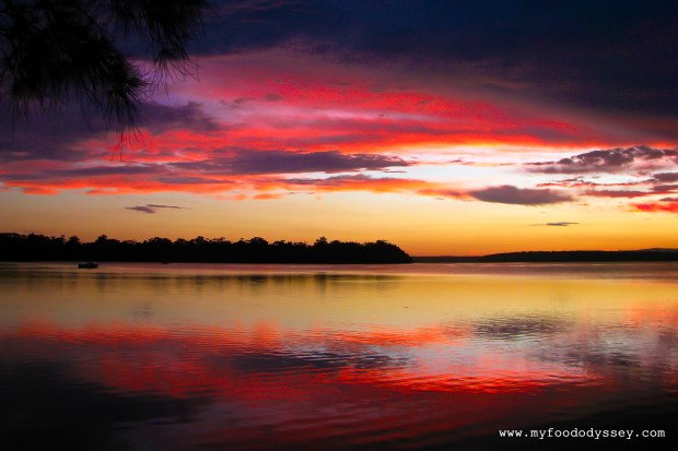 Summer Sunset in Jervis Bay, NSW (Australia) | www.myfoododyssey.com
