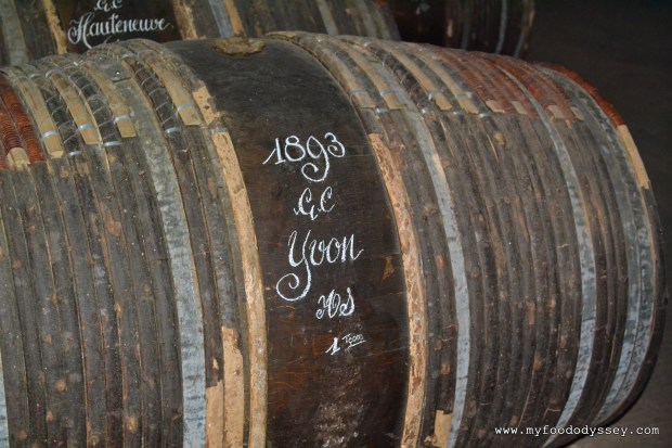 Brandy Barrel at Hennessy Cognac, France | www.myfoododyssey.com