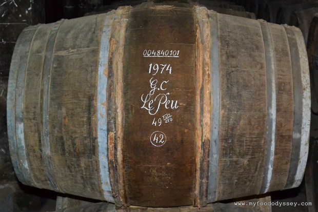 Brandy Barrel at Hennessy Cognac, France | www.myfoododyssey.com