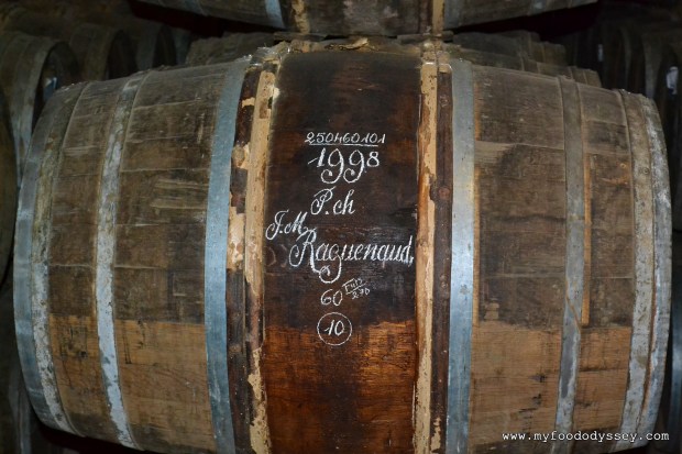 Brandy Barrel at Hennessy Cognac, France | www.myfoododyssey.com