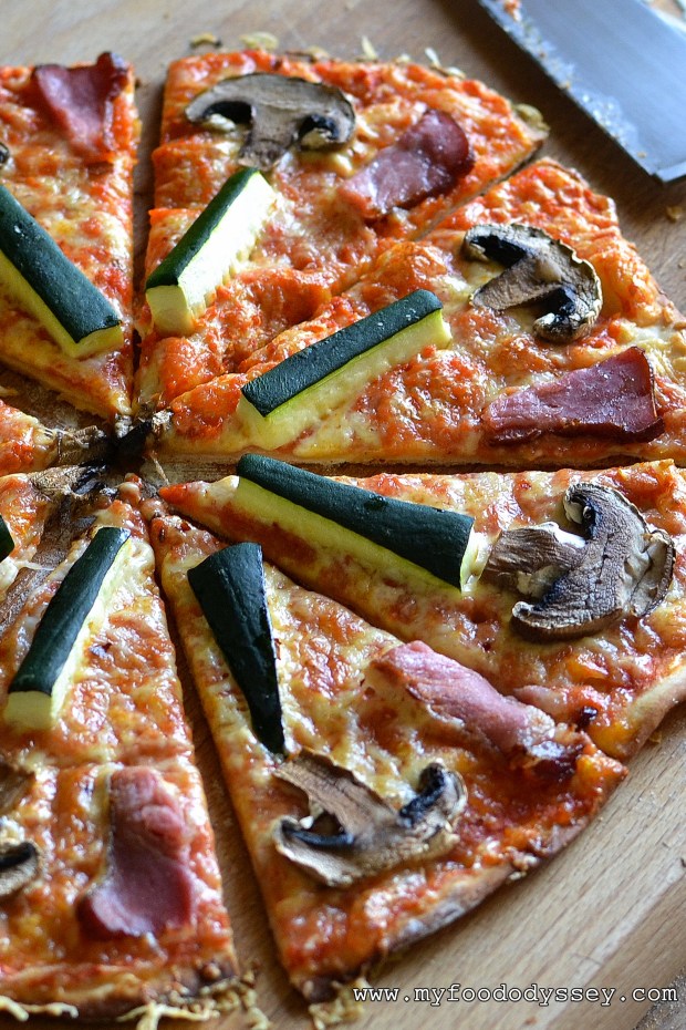 Homemade Pizza | www.myfoododyssey.com