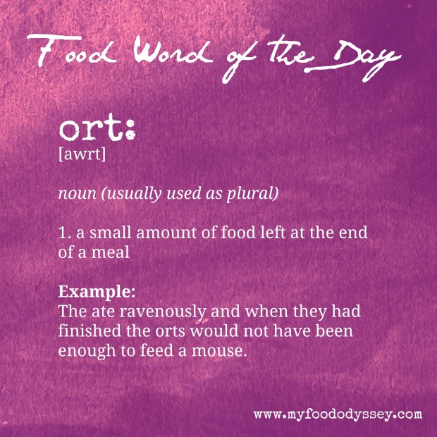 Food Word of the Day: Ort | www.myfoododyssey.com