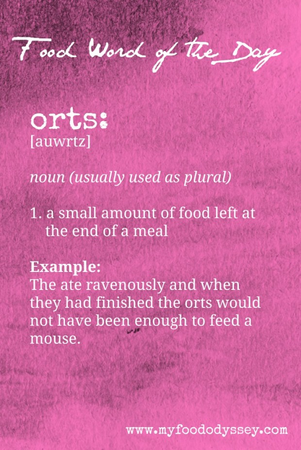 Food Word of the Day: Ort | www.myfoododyssey.com