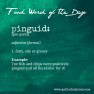 Food Word of the Day: Pinguid | www.myfoododyssey.com