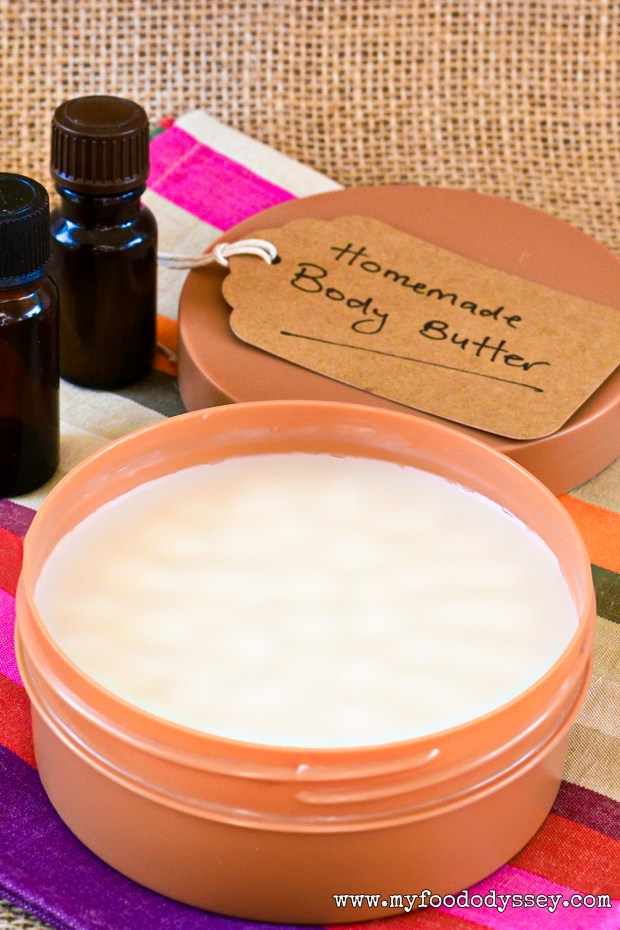 Homemade Body Butter | www.myfoododyssey.com