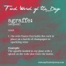 Food Word of the Day: Agraffe | www.myfoododyssey.com