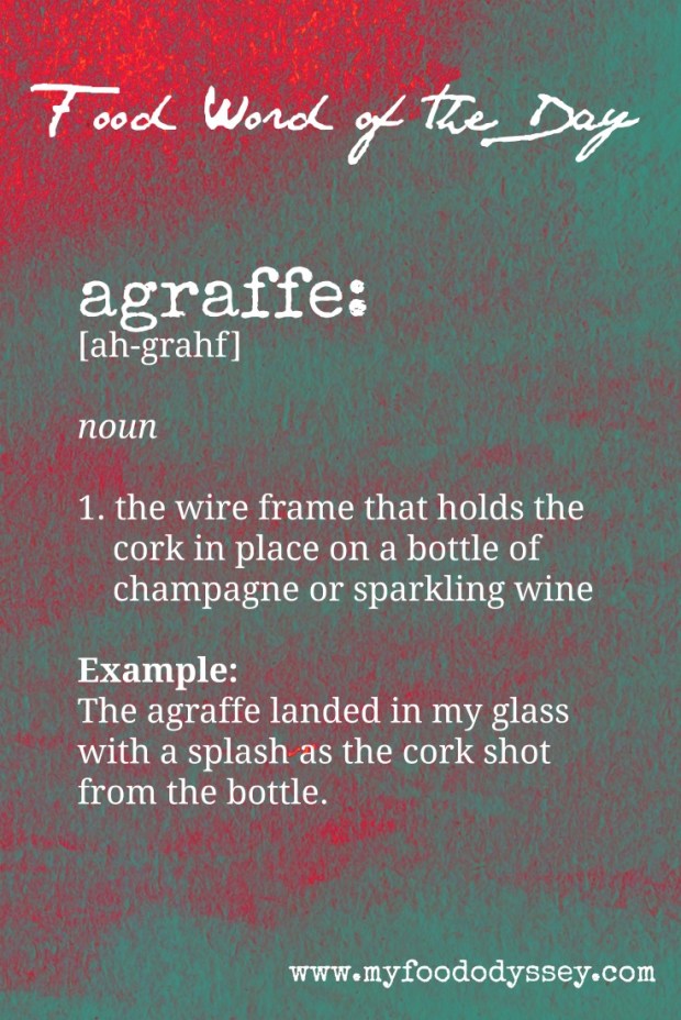 Food Word of the Day: Agraffe | www.myfoododyssey.com