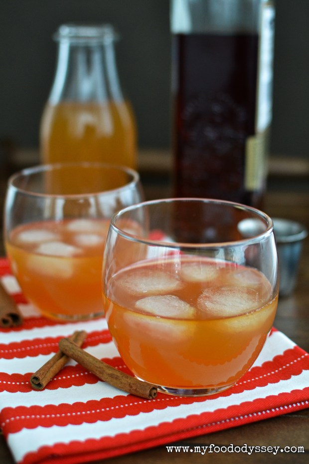 Homemade Cinnamon Whiskey Cocktail | www.myfoododyssey.com