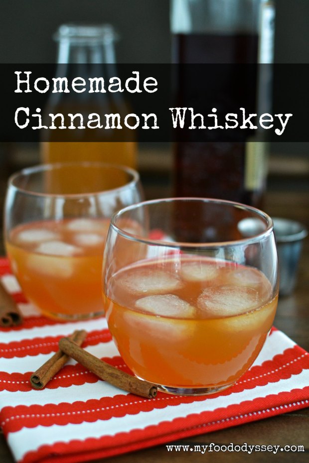 Homemade Cinnamon Whiskey Cocktail | www.myfoododyssey.com