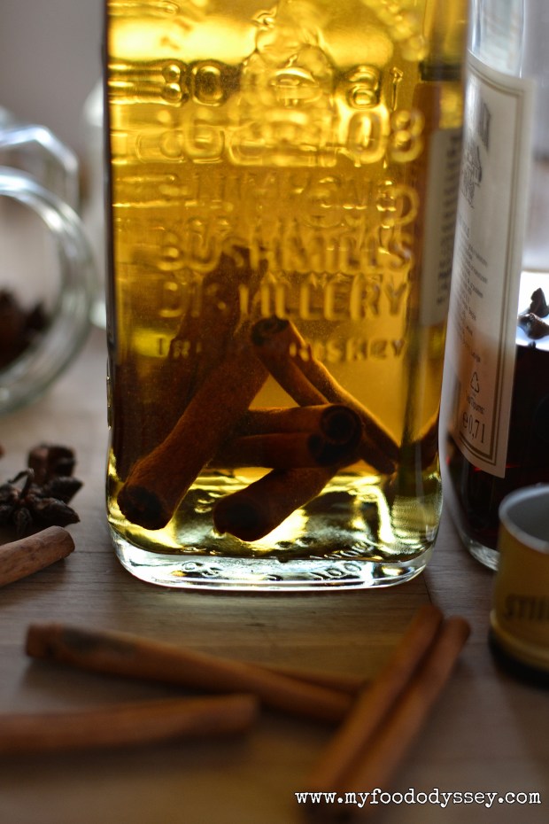 Homemade Cinnamon Whiskey | www.myfoododyssey.com