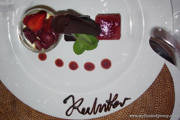 Autographed Desert, Cape Town (South Africa) | www.myfoododyssey.com