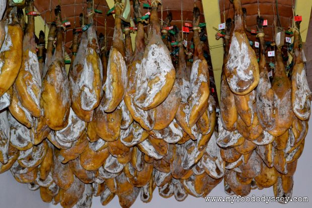 Organic Iberico Jamon Maturing | www.myfoododyssey.com