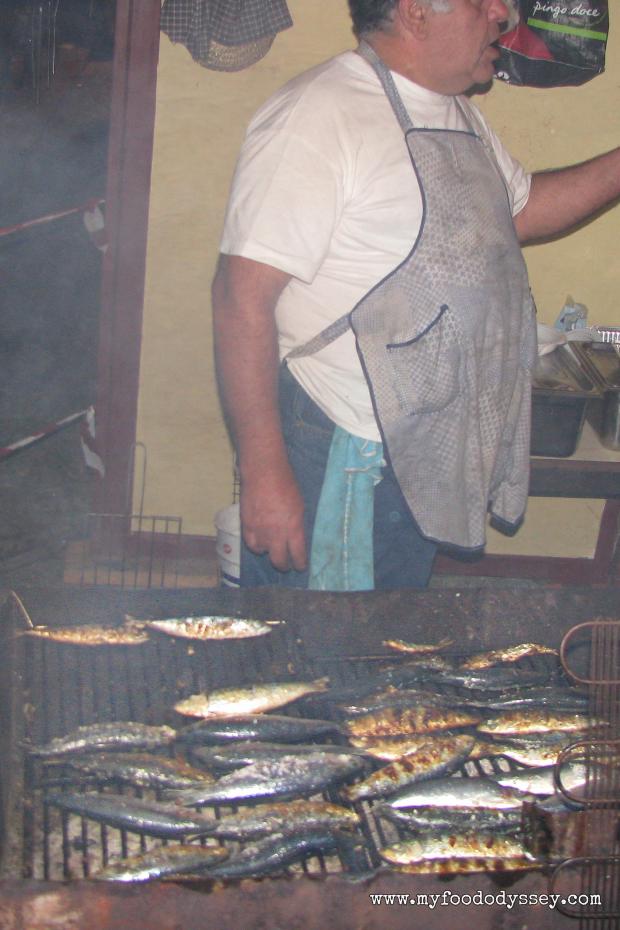 Sardine Street Vendor, Evora | www.myfoododyssey.com