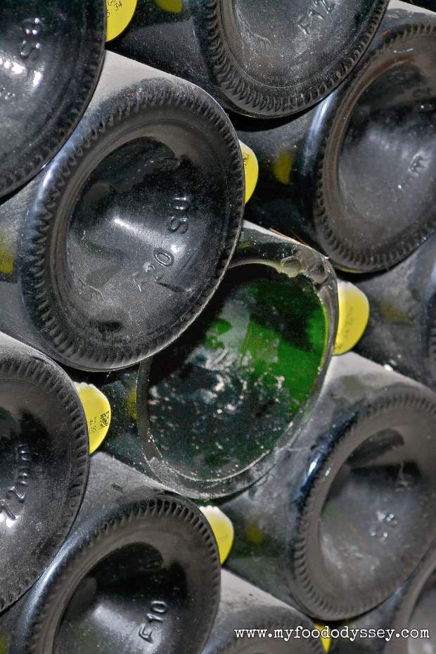 Taittinger Exploded Bottle | www.myfoododyssey.com