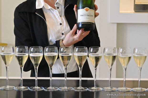 Taittinger Tasting | www.myfoododyssey.com